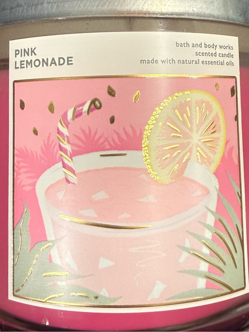 Pink Lemonade Candle - Picture 2 of 2